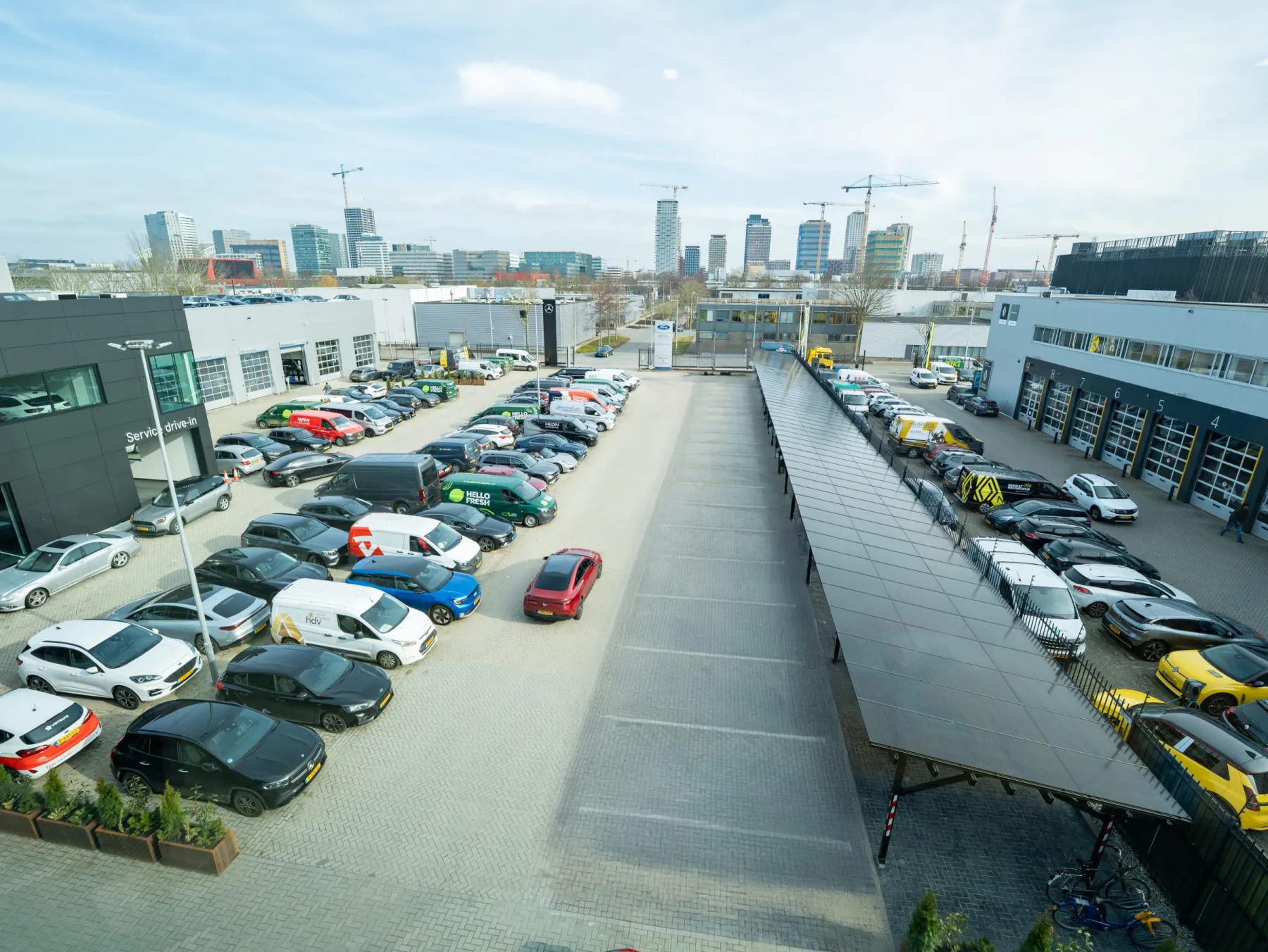 Vestiging van Hedin Automotive in Amsterdam